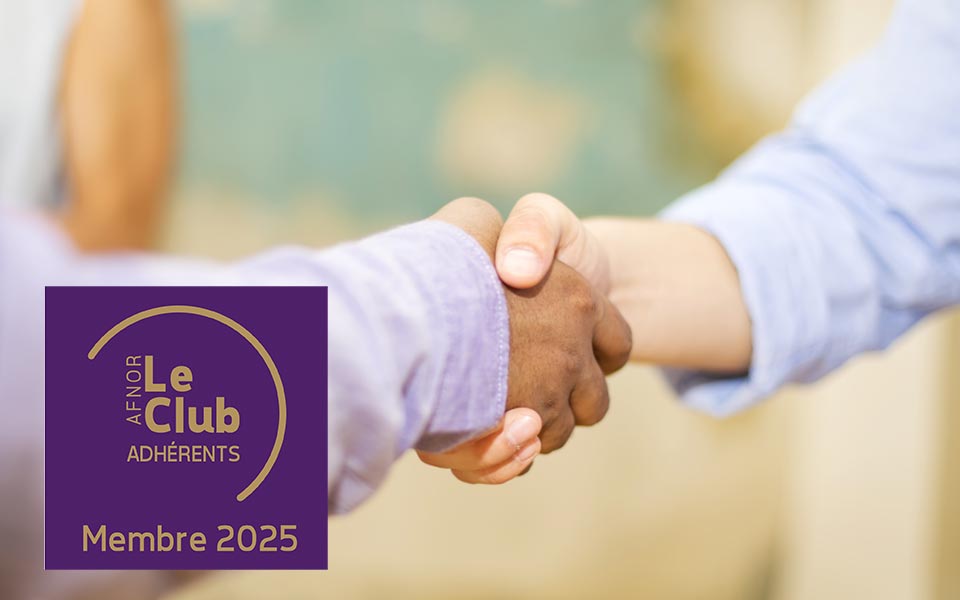 Renouvellement de l’adhésion au Club AFNOR en 2025